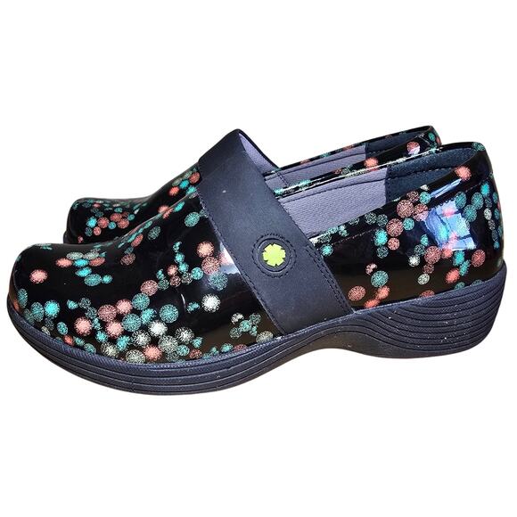 Dansko Work Wonders Shoes Size 36, US 5.5-6 Slip-Resistant, Polkadots, Camellia - Picture 4 of 7
